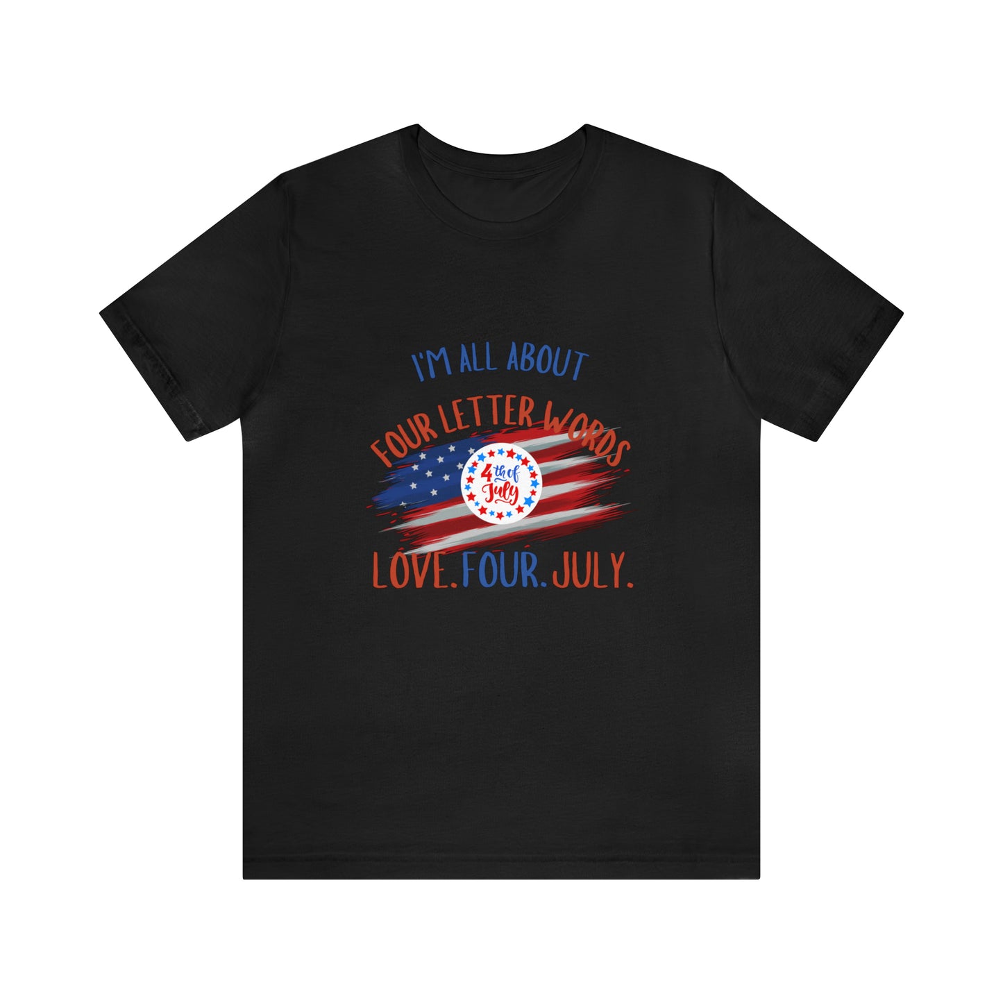 Unisex  Short Sleeve T-shirts for 4th of July summer collection,Fourth of July celebration