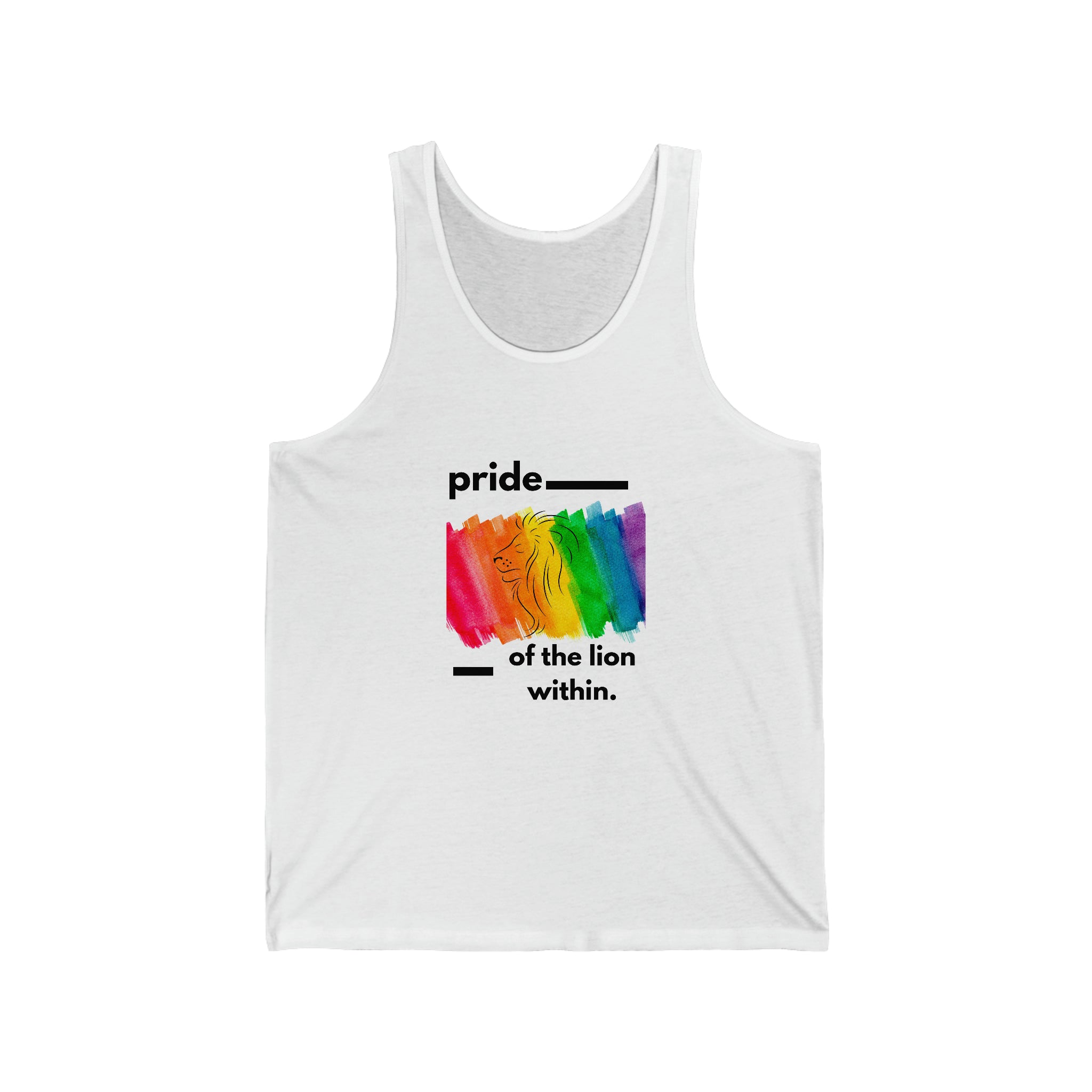 Unisex Pride Jersey Tank – Roar With Pride