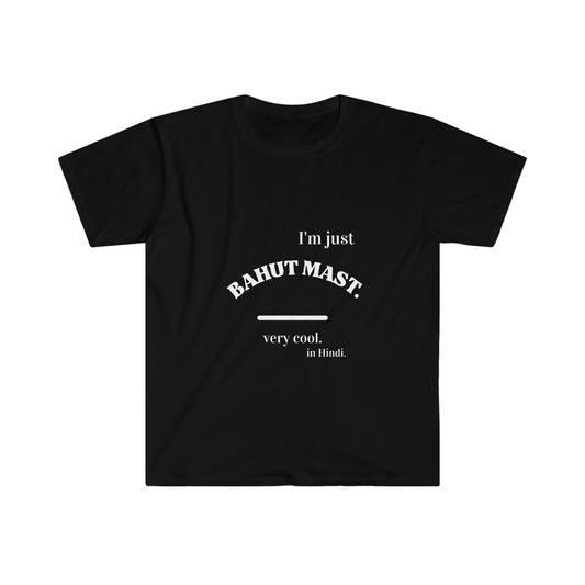 Unisex Soft style T-Shirt, Ethnic Slogan Merch,