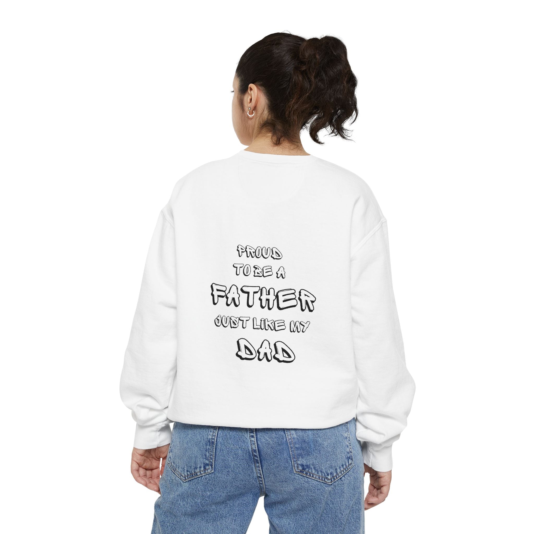 Proud Father's Sweatshirt - Cozy Dad/Father's Gift