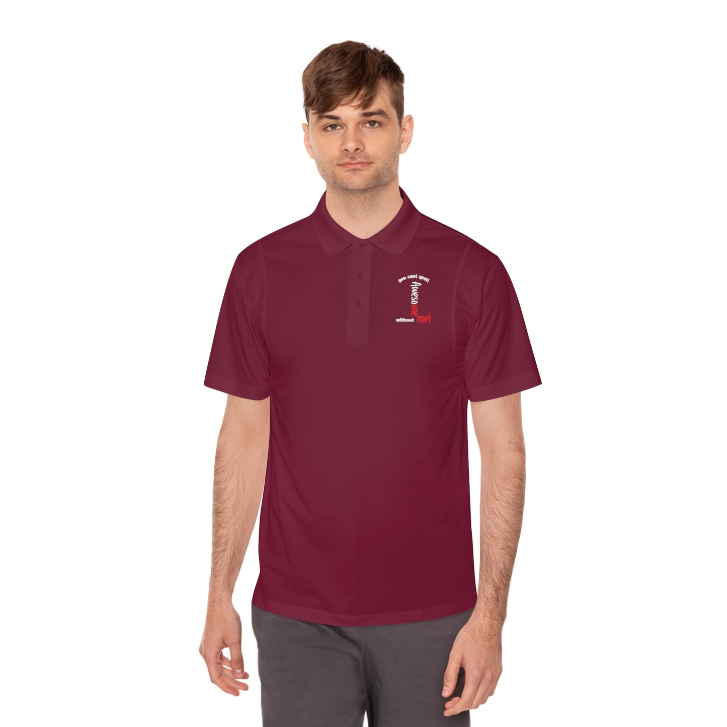 Awesome me Men's Sport Polo Shirt