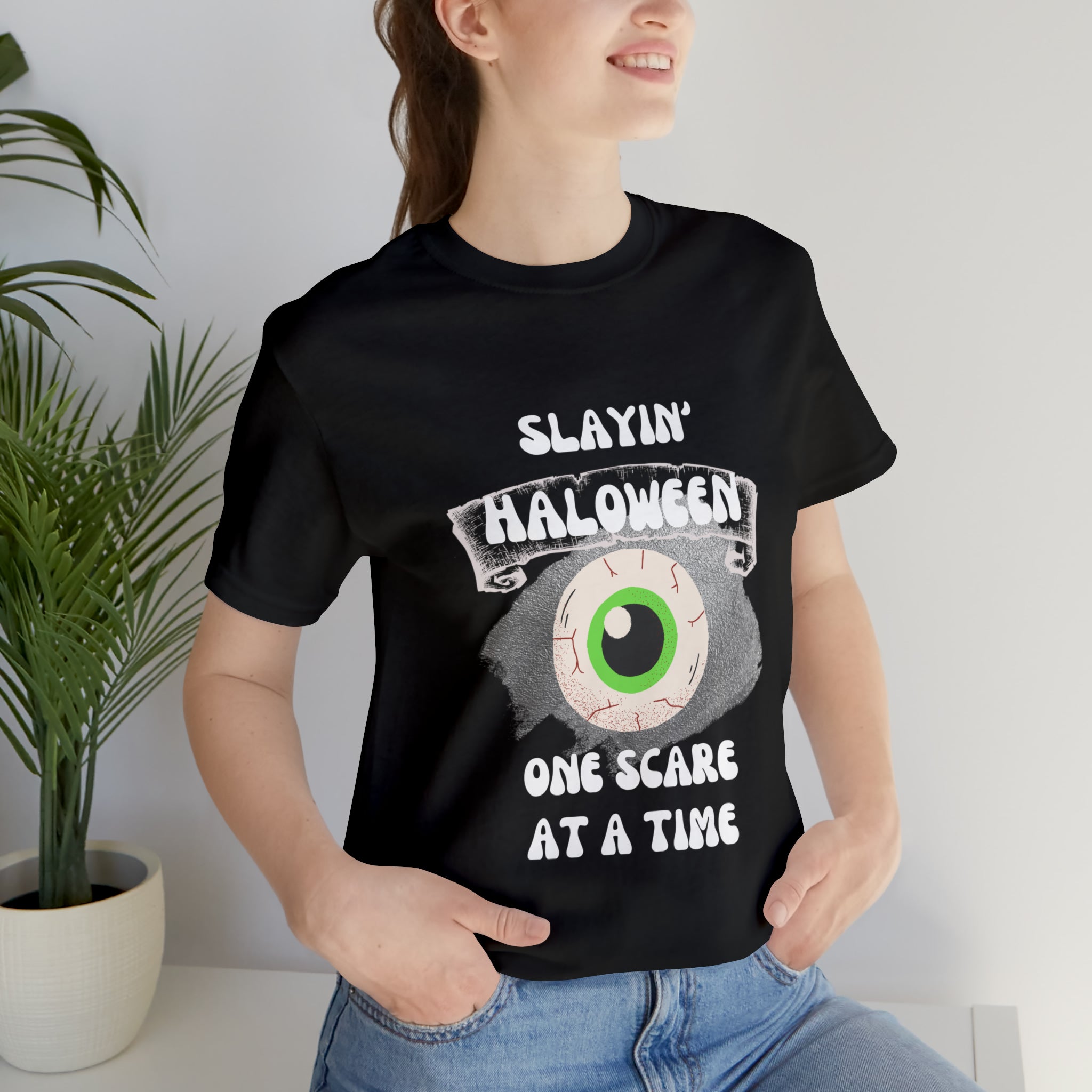 Unisex Slayin' Halloween Short Sleeve Tee