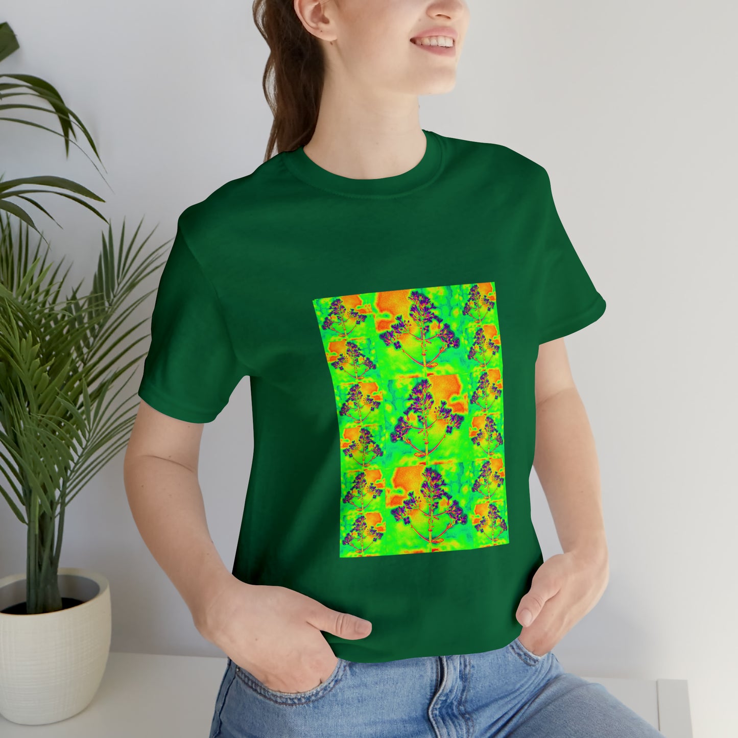 Unisex Jersey Short Sleeve Tee, psychedelic design