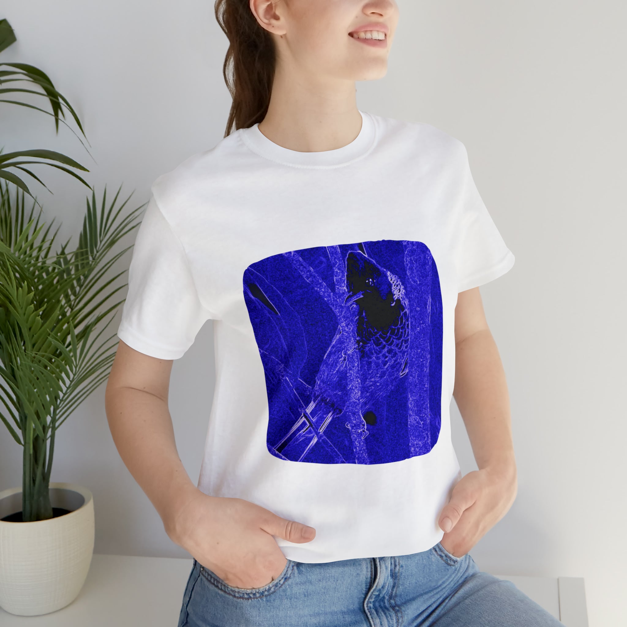 Psychedelic Bird Design Unisex T-Shirt