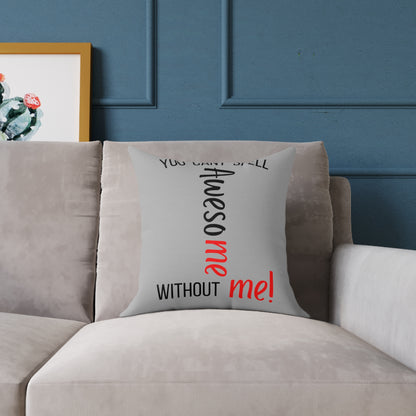 Square Poly Canvas Pillow with Polyester filling