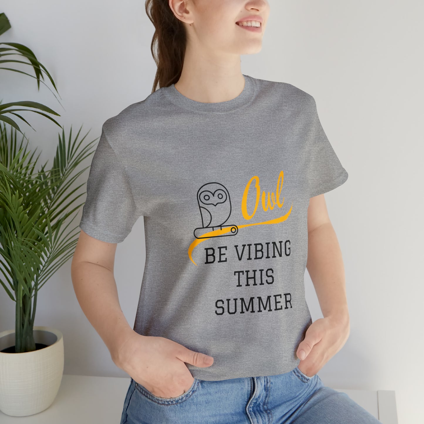 Unisex  Short Sleeve T-shirts Be Vibing This Summer