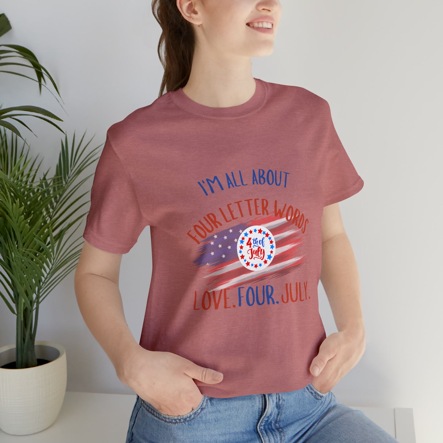 Unisex  Short Sleeve T-shirts for 4th of July summer collection,Fourth of July celebration