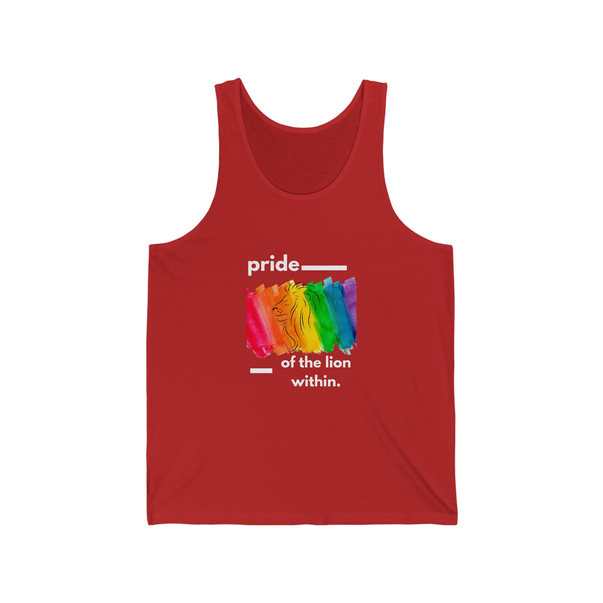 Unisex Pride Jersey Tank – Roar With Pride
