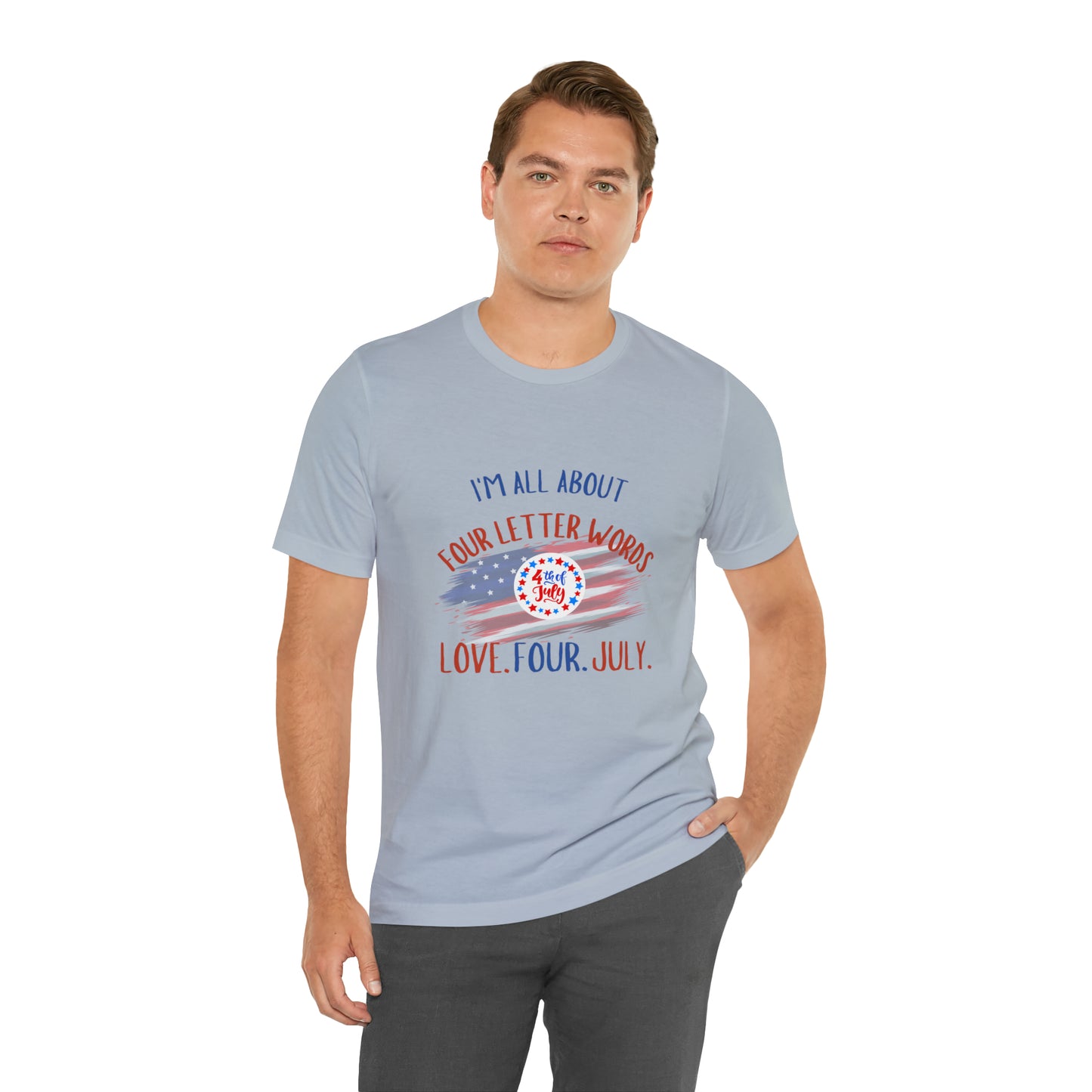 Unisex  Short Sleeve T-shirts for 4th of July summer collection,Fourth of July celebration