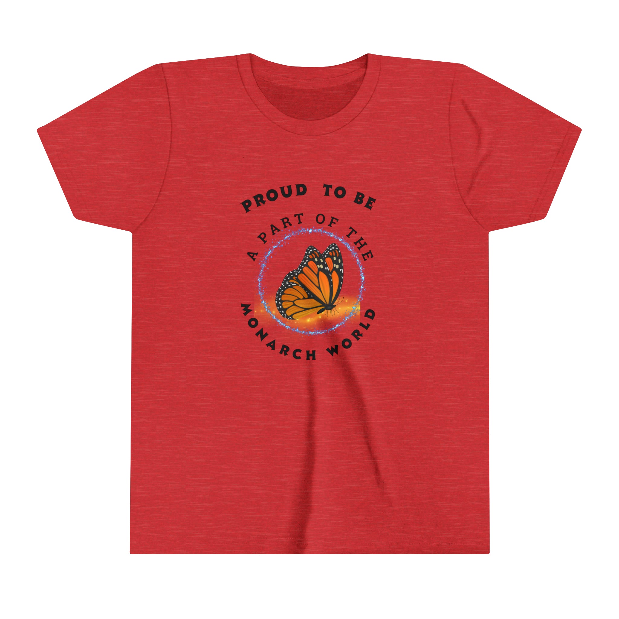 Youth hobby Monarch-Inspired Kids Short Sleeve T-Shirt