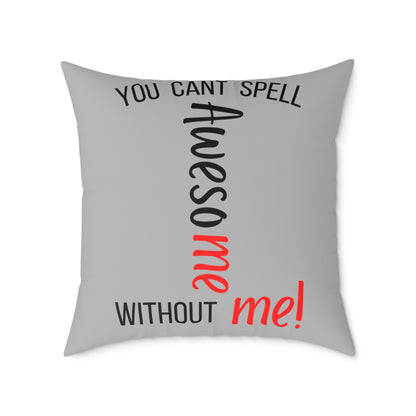 Square Poly Canvas Pillow with Polyester filling