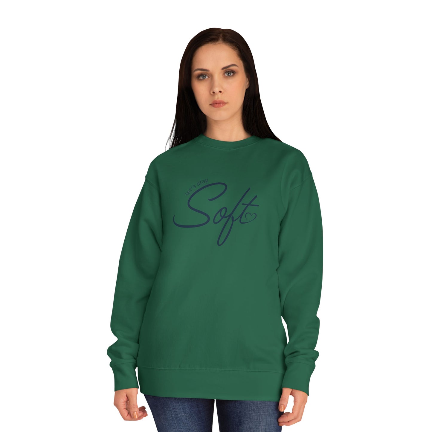 Soft Script Sweatshirt - Cozy Casual Crewneck