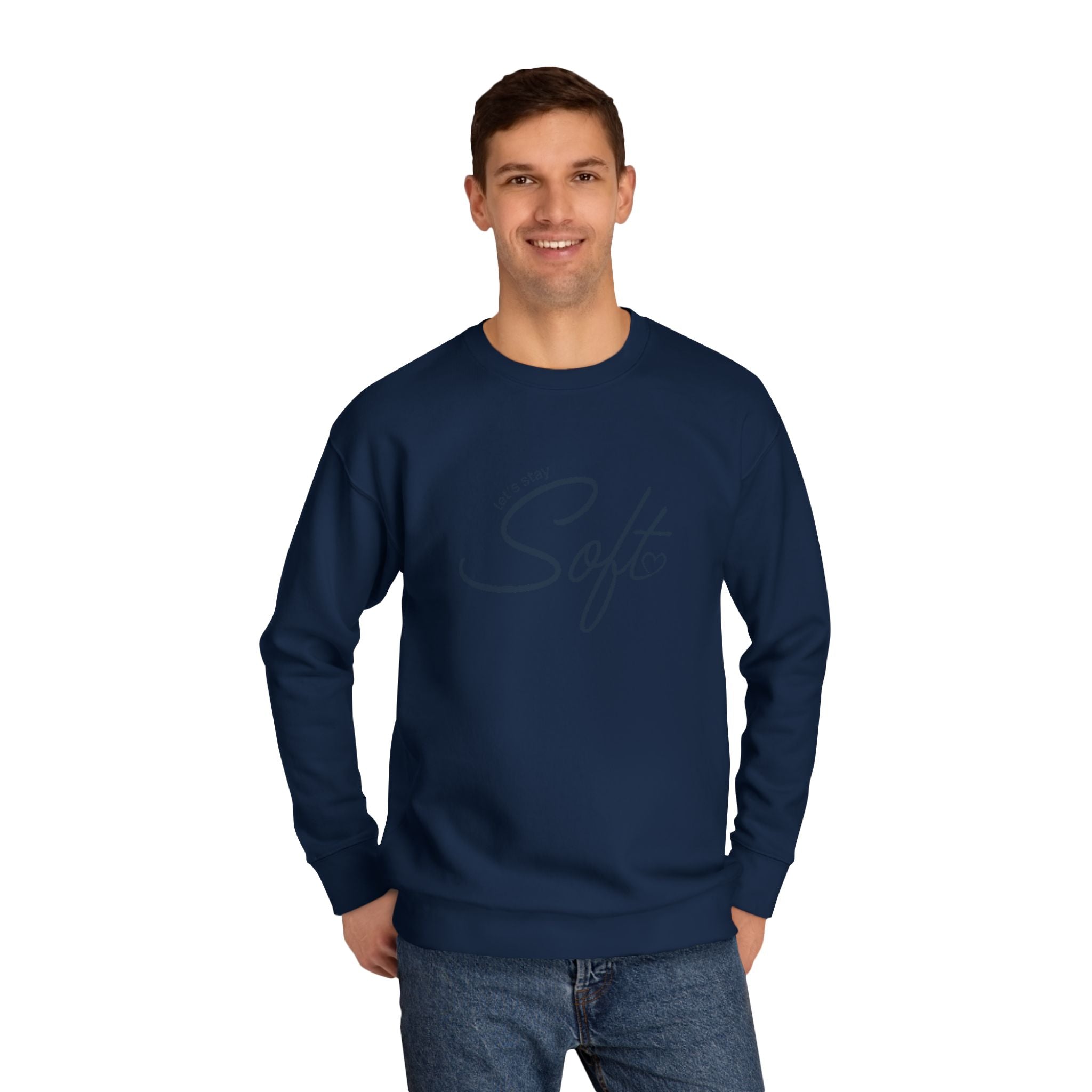 Soft Script Sweatshirt - Cozy Casual Crewneck