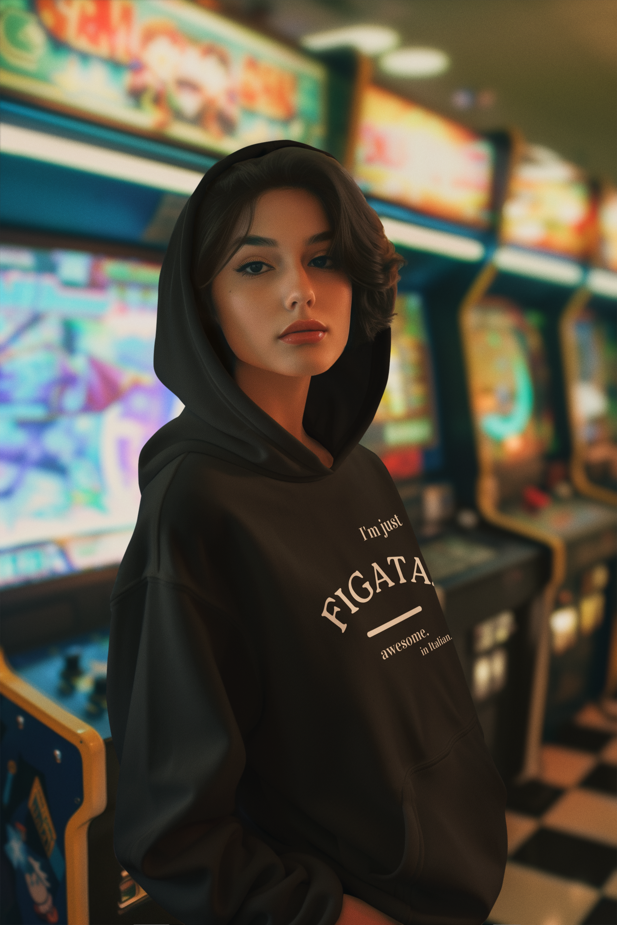 Cozy Shoreline Ethnic Slogan Pullover Hoodie, Relaxed Style, Gift for Her/Him, Everyday Wear, Travel Outfit