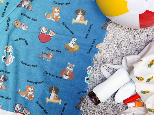 Furever Dog Lover Beach Buddy Towel