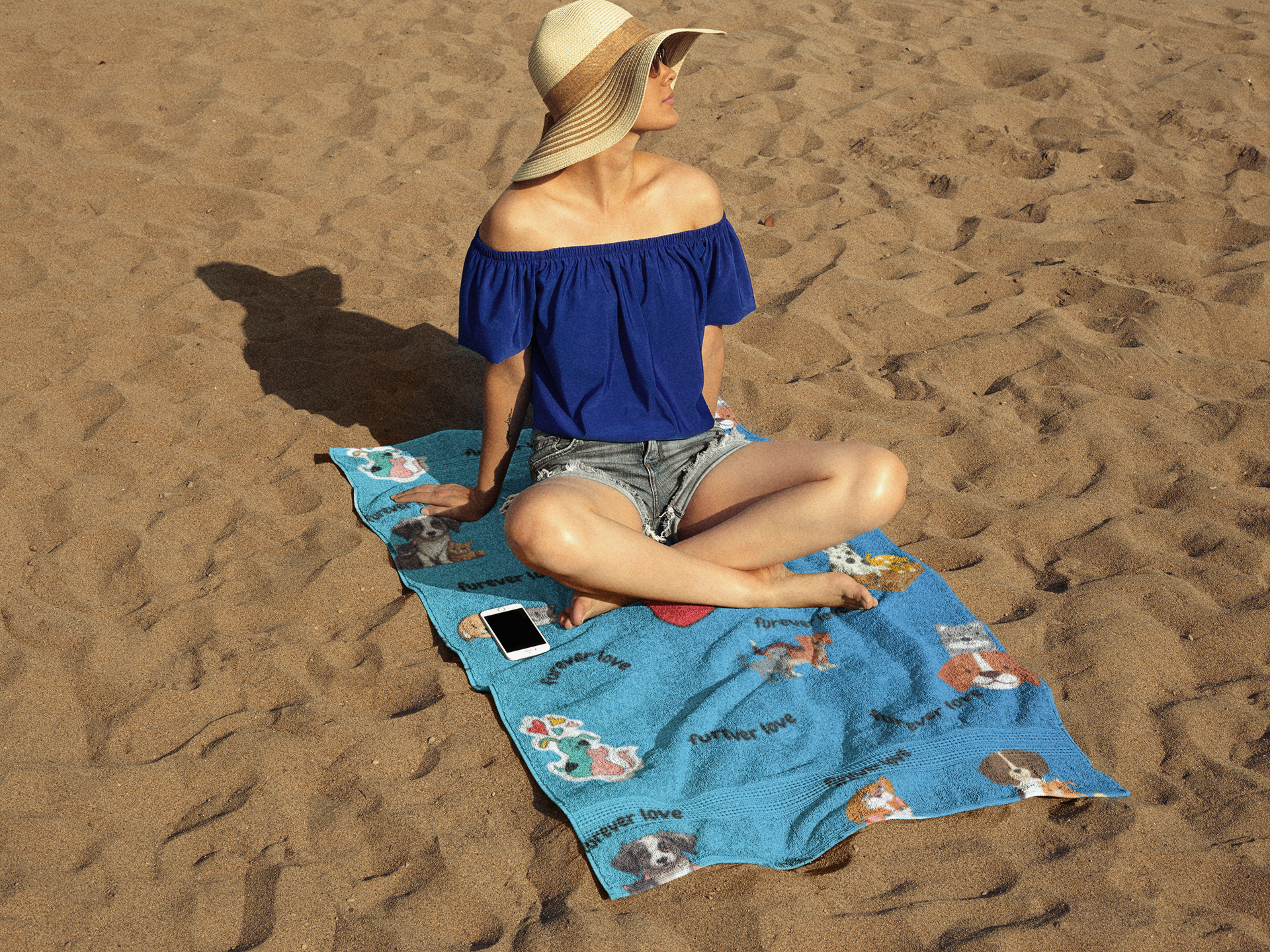 Furever Dog Lover Beach Buddy Towel