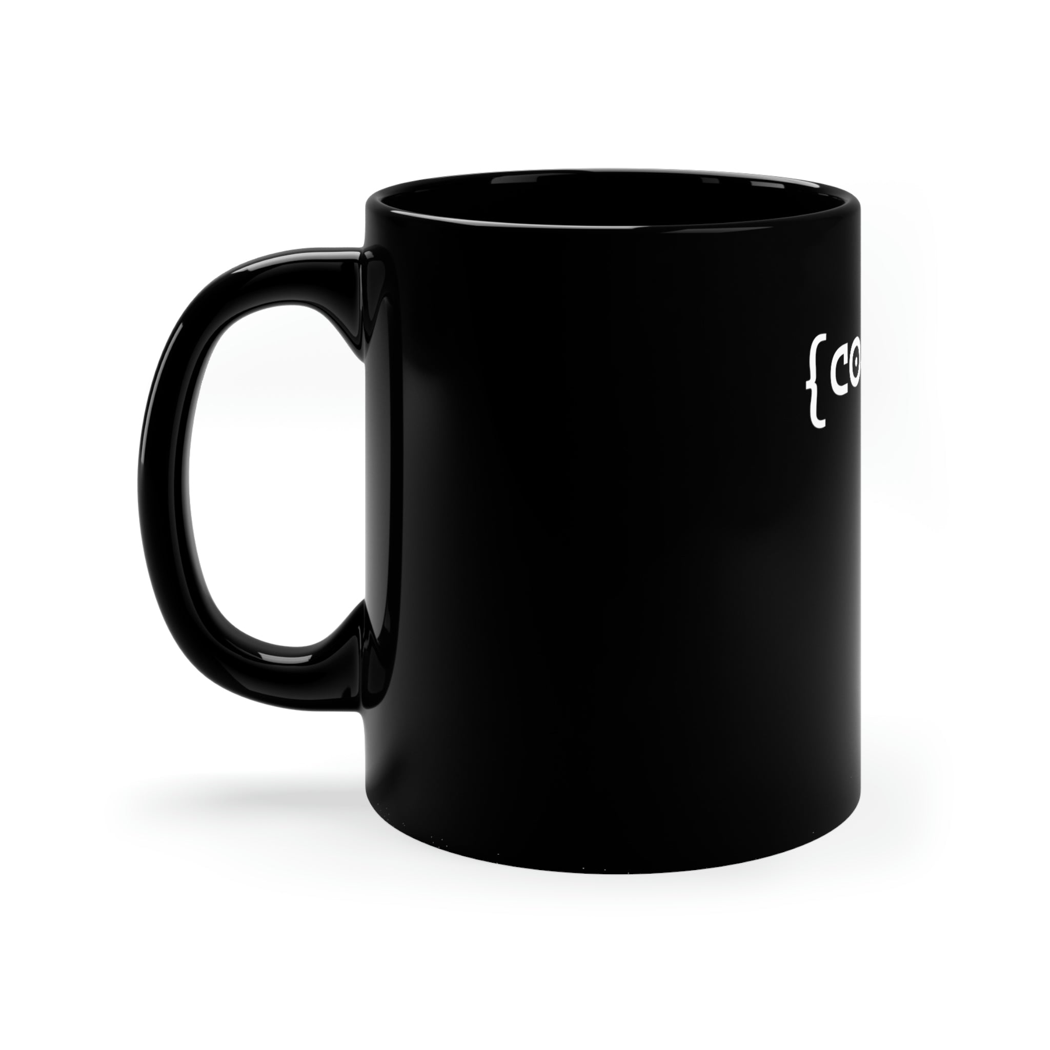 Ceramic CO+2FE 11oz Black Mug!