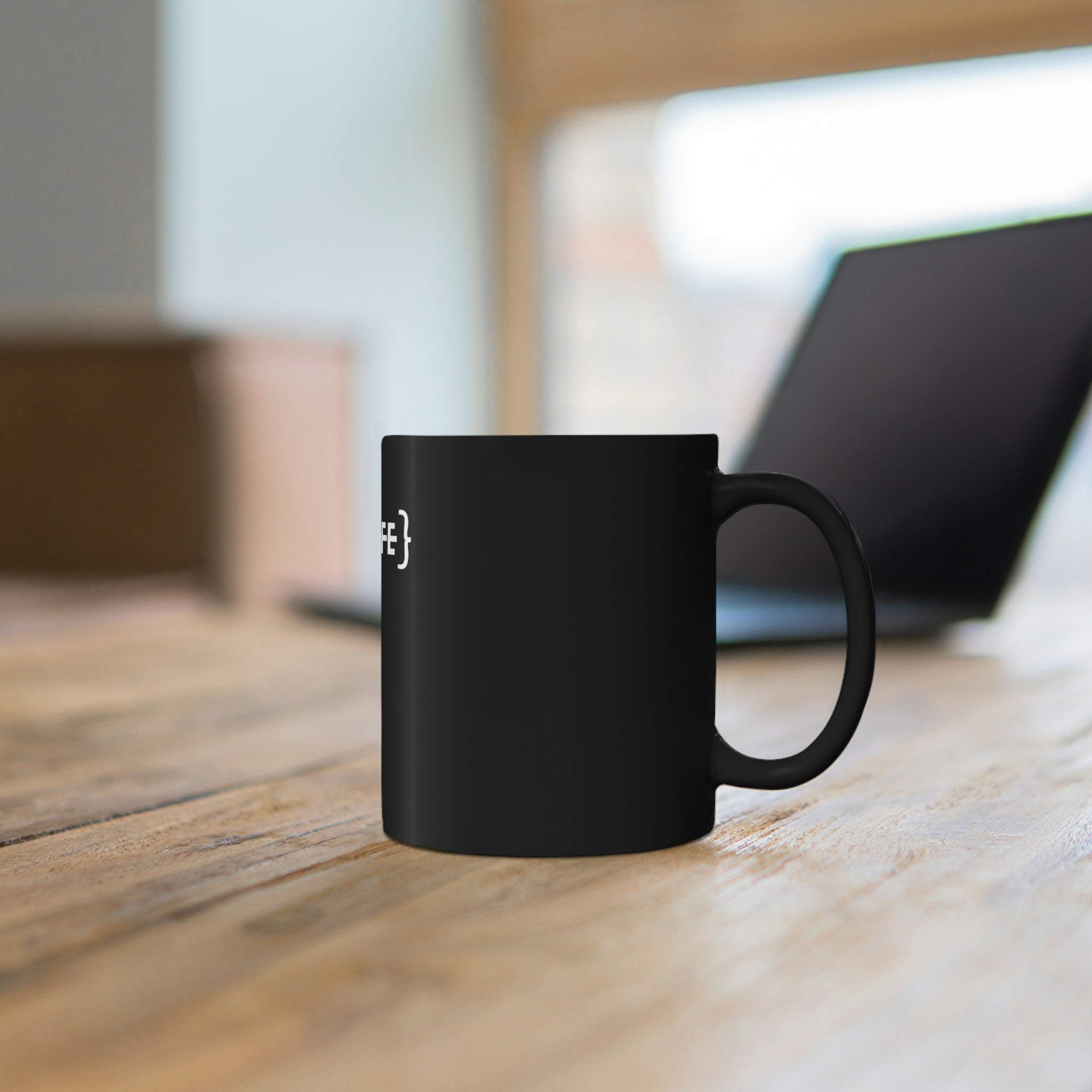 Ceramic CO+2FE 11oz Black Mug!