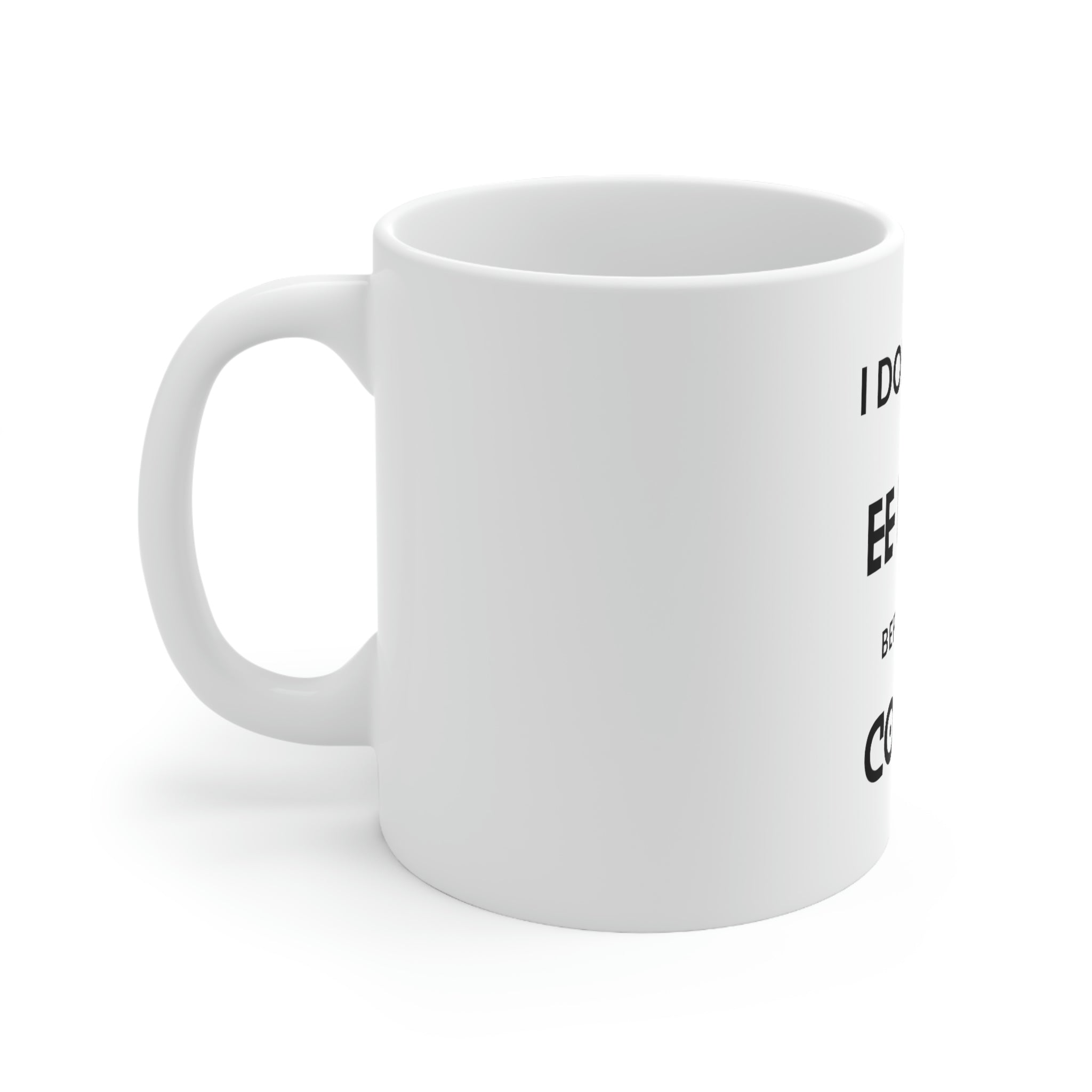 Custom White Ceramic Coffee Mug – 11oz