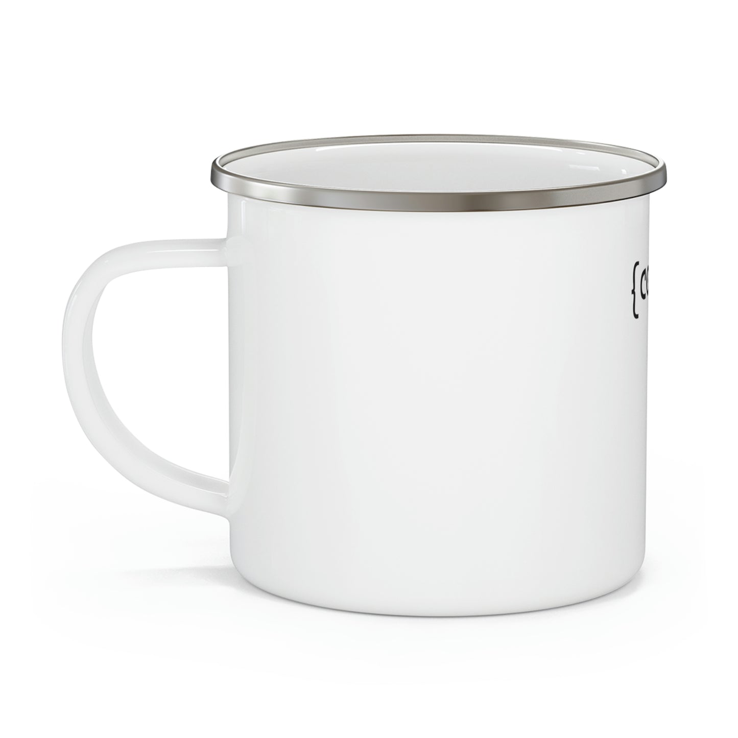 Get your formula right for camping! Enamel Camping Mug